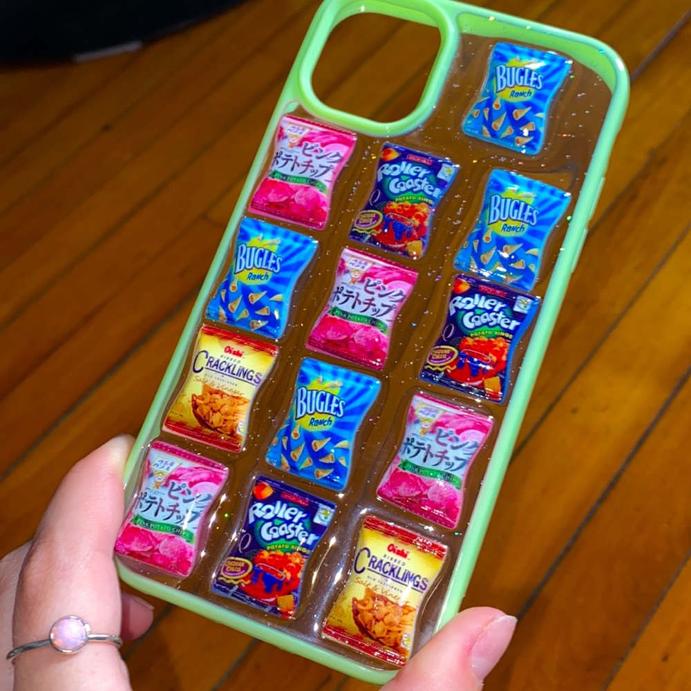 3D chip bag phone case for iPhone 11💙